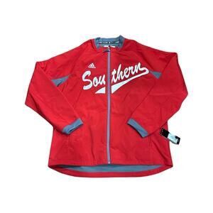 NWT Adidas Men’s SOUTHERN Zip Up Baseball Jacket, Large, Red Fielder's Choice